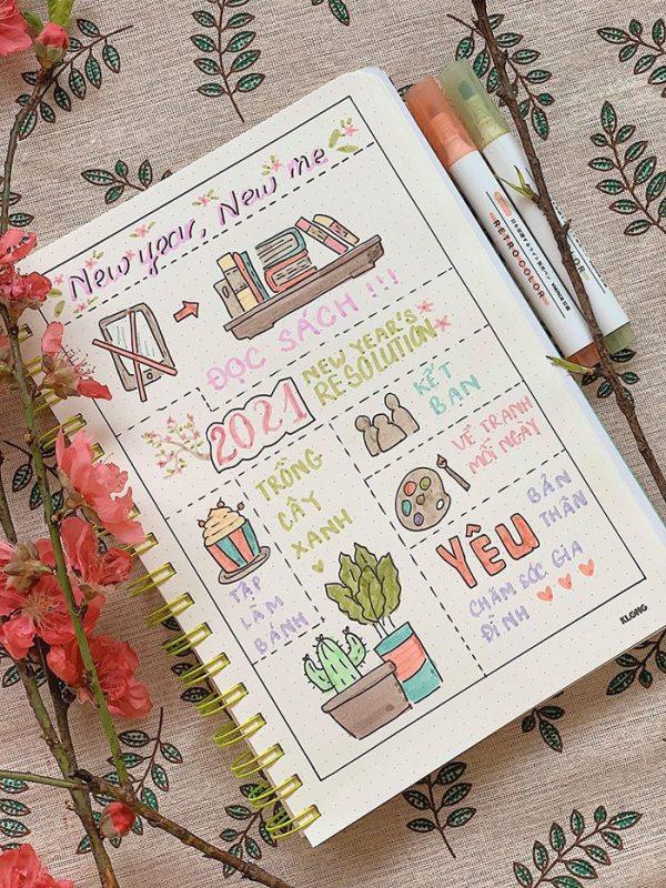 Bullet Journal - Cách ghi chép sáng tạo vạn người mê - Sổ Klong